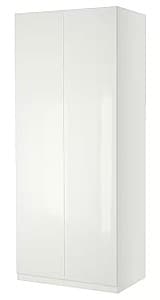 Шкаф IKEA Pax/Fardal/Komplement 100x60x236 White/Glossy White