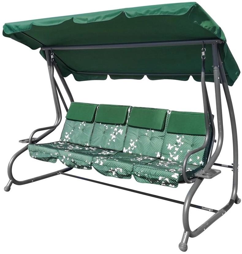 Садовые качели Joko 2 в 1 Swing Seat Braid Green Butterflies