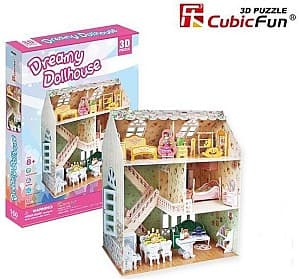 Puzzle CubicFun Casă de păpuși de vis