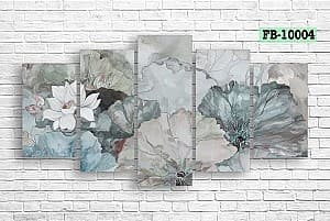 Tablou multicanvas Art.Desig Flori abstracte FB-10004
