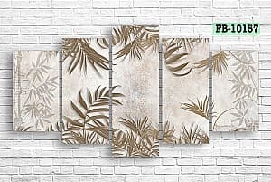 Tablou multicanvas Art.Desig Tropical leaves FB-10157