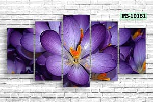 Модульная картина Art.Desig Фиолетовые цветы FB-10151