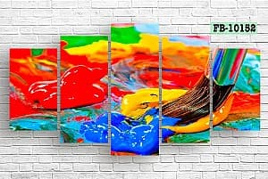 Tablou multicanvas Art.Desig Abstract colors FB-10152