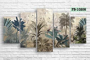 Tablou multicanvas Art.Desig Tropical nature FB-10206