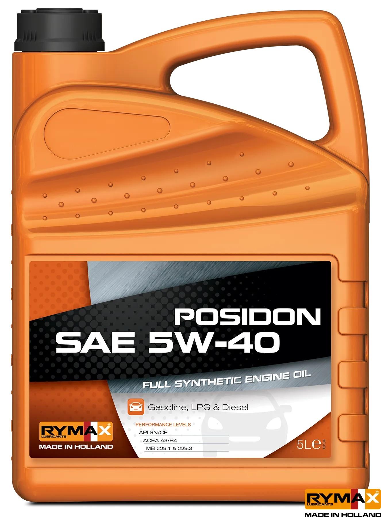 Моторное масло Rymax Posidon SAE 5W-40 5L