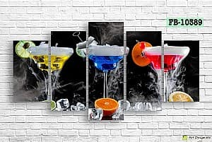Tablou multicanvas Art.Desig Cocktail FB-10389