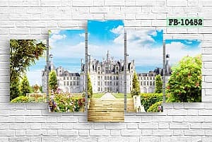 Tablou multicanvas Art.Desig Castle Chambord FB-10452