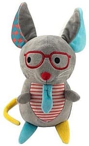Мягкая игрушка Noriel Мышка серая с галстуком NOR4369