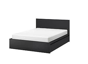 Кровать IKEA Malm  black-brown 160×200 см (4 ящика для хранения)
