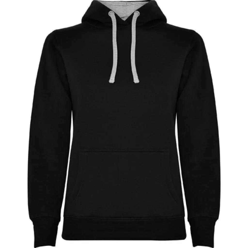 Батник для женщин Roly Urban Woman Black/Vigore Grey