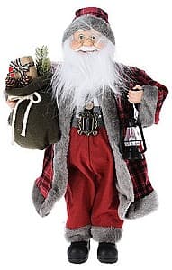 Новогодние украшение Christmas Дед Мороз с фонарем и мешком подарков
