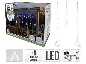 Luminite de Craciun Christmas Turturi 138LED alb