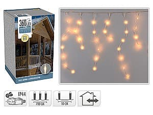 Luminite de Craciun Christmas Turturi 360LED extra alb cald