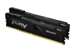 Оперативная память Kingston Fury Beast DDR4 2x16Gb (KF436C18BBK2/32)