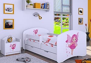 Детская кровать Happy Baby Happy Fairy L02 с ящиком 70x140 (White)