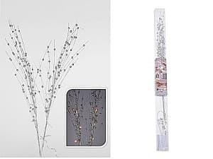 Новогодние украшение Christmas Серебряный стебель 10LED