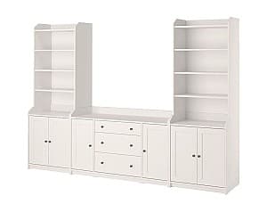 Стенка IKEA Hauga White 279x46x199 см