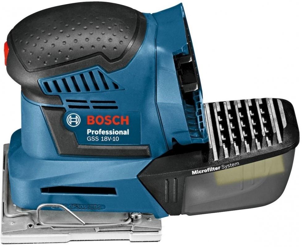 Вибрационная шлифмашина Bosch GSS 18V-10