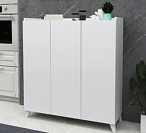 Comoda Fabulous Multifunctional Cabinet With 3 Door (White)
