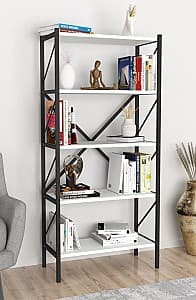 Стеллаж Fabulous Shelves Metal 5 секции (White/Black)