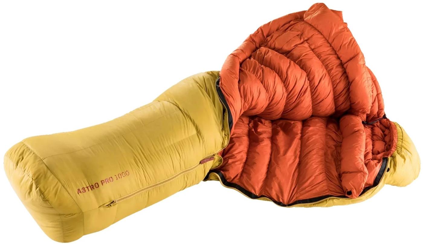 Спальный мешок Deuter Astro Pro 1000 Left Turmeric-Redwood