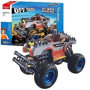 Constructor Sluban Monster Truck  Foc argintiu