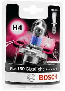 Lampă auto Bosch H4 Gigalight Plus 150 Blister