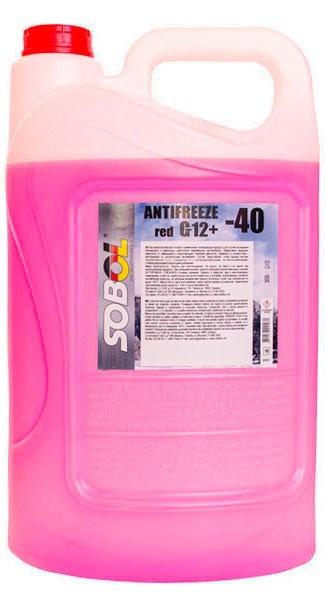Антифриз Sobol G-12+ красный 10л New