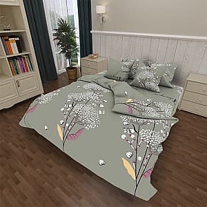 Комплект постельного белья Almir Gray Bloom 200x220