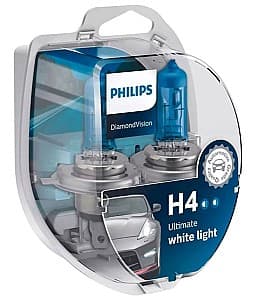 Автомобильная лампа Philips DiamondVision P43t-38 (2 шт.) (12342DVS2)