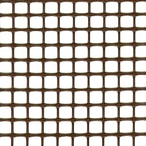 Plasa decorativa gard Greentech Quadra 10 Brown(1.5x50)