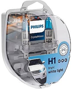 Автомобильная лампа Philips CristalVision W5W (2 шт.) (12258CVSM)