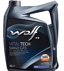 Моторное масло Wolfoil VITALTECH GAS 5W40 5л