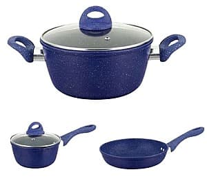 Set vase de gatit 4Play Hot Chef Marble Blue