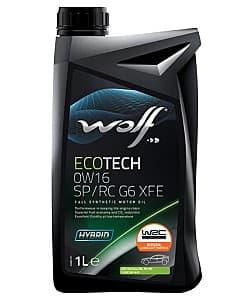 Моторное масло Wolfoil ECOTECH G6 XFE 0W16 1л