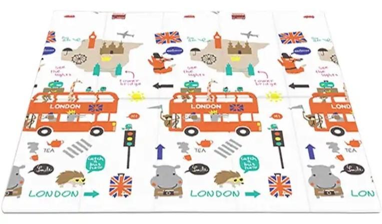 Covoras de joaca copii 4Play Forest animals 180×200cm