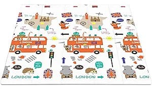 Covoras de joaca copii 4Play Forest animals 180×200cm