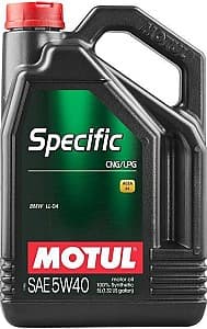 Моторное масло Motul SPEC CNG/LPG 5W40 5л