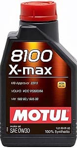 Моторное масло Motul 8100 X-MAX 0W30 1л