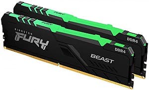 Memorie operativa RAM Kingston Fury Beast DDR4 2x8GB (KF437C19BBAK2/16)