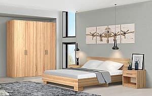 Кровать Modern Tennessee ламельное основание 160x200 (Sonoma Oak)