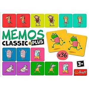 Настольная игра Trefl Memos Classic&Plus Move and Play