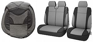 Набор чехлов на сидения авто Petex Ford Transit 2+1 BUS (серый)