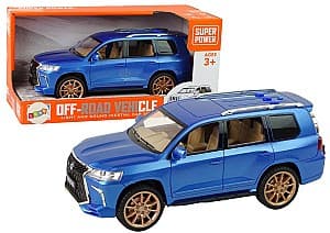 Masina jucarie LeanToys Blue 1:14 Sounds Lights Lexos Car