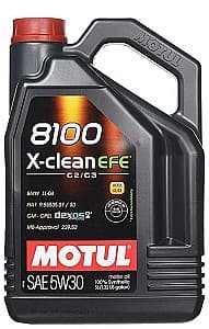 Ulei motor Motul 8100 X-Clean EFE 5W30 5L