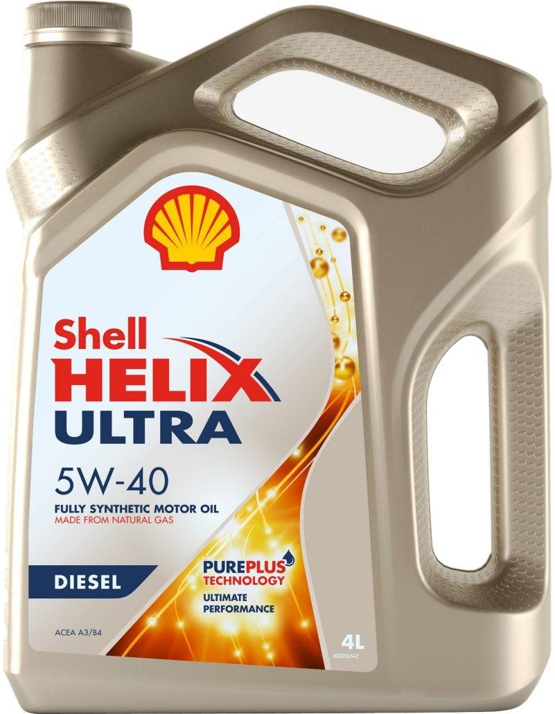 Моторное масло Shell Helix Diesel Ultra 5W40 4L