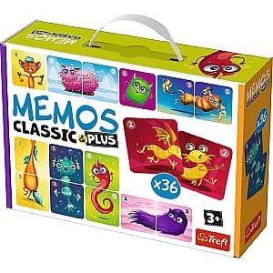 Настольная игра Trefl Memos Classic&Plus Cute Monsters