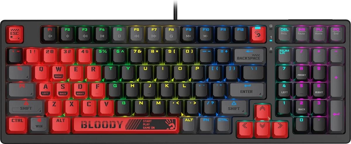 Игровая клавиатура Bloody S98 Sports Black/Red