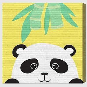 Tablou pe numere Art Gallery Panda în junglă 20х20 cm