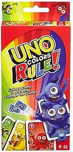Настольная игра Mattel Uno Colors Rule (DWV64)